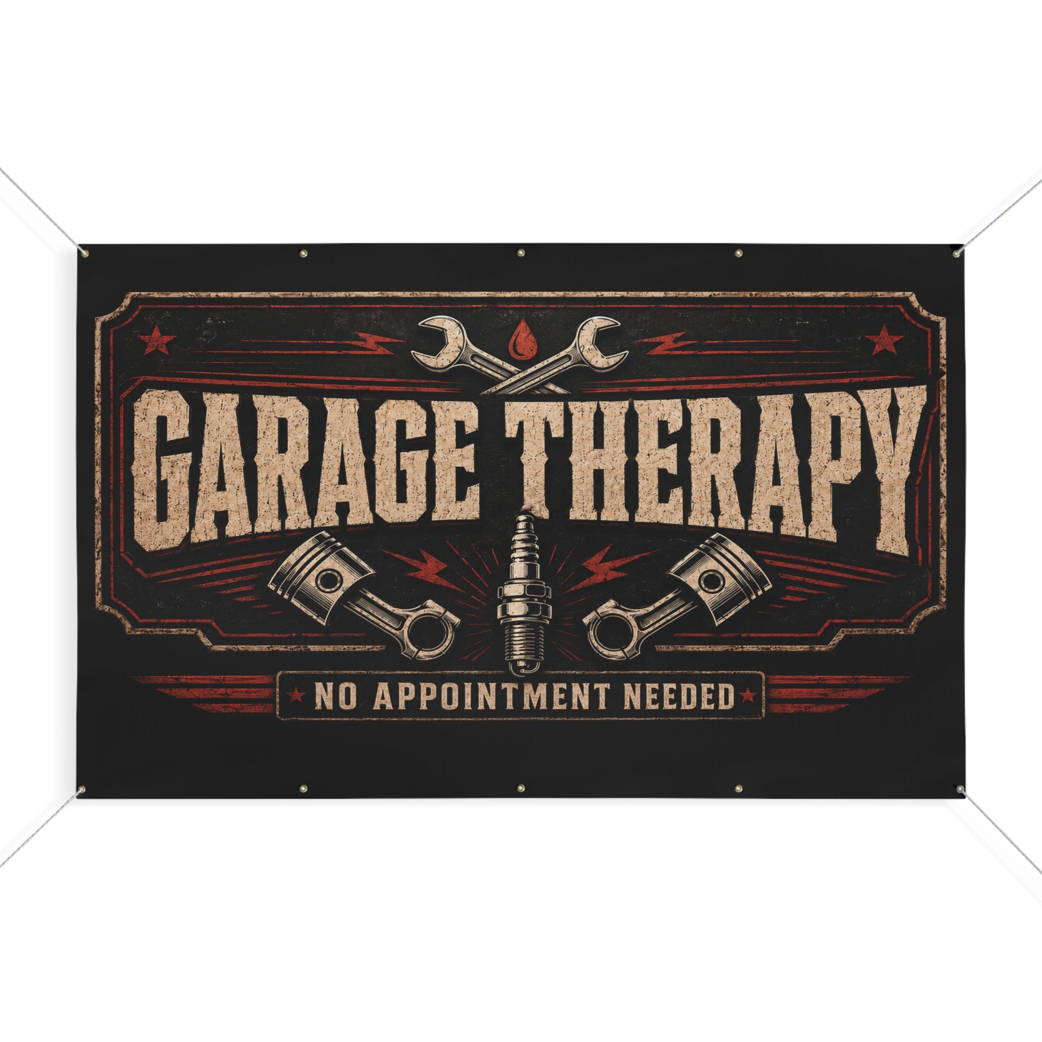 Garage Therapy Garage Banner