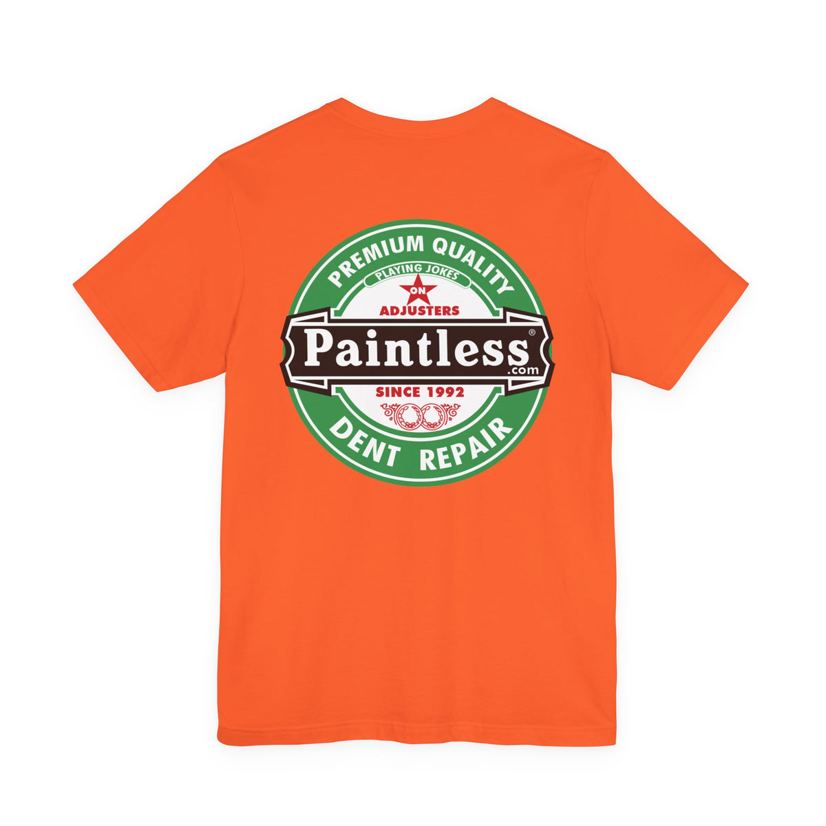 Paintless Green T-Shirt – PDR Culture, Bella+Canvas 3001 unisex tee