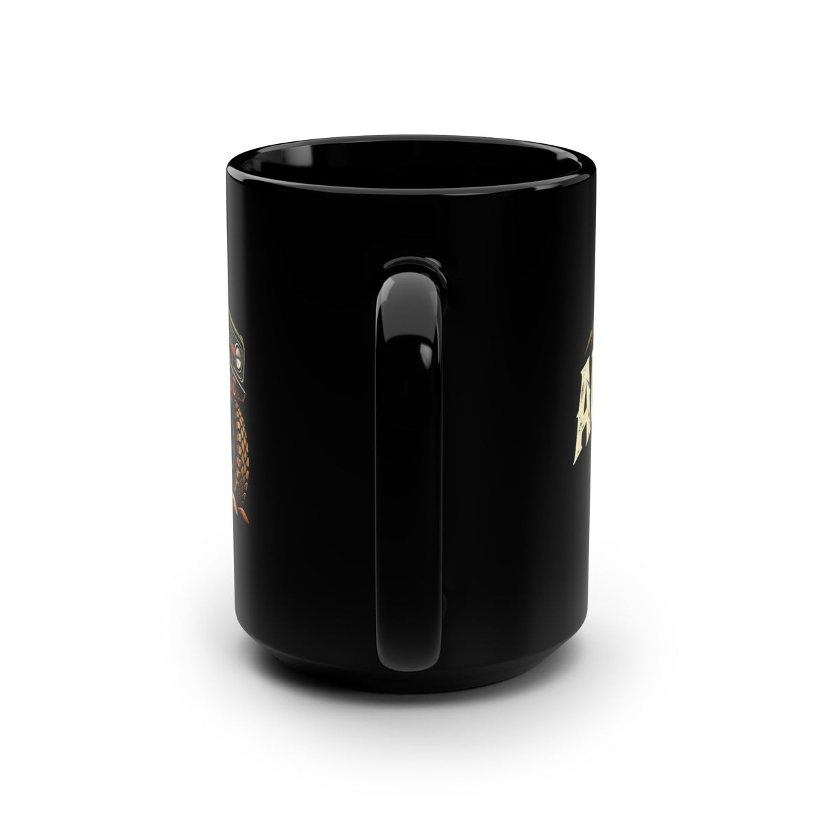 Built For Adventure Black Mug 15oz with Garage Life artwork by Print Gear