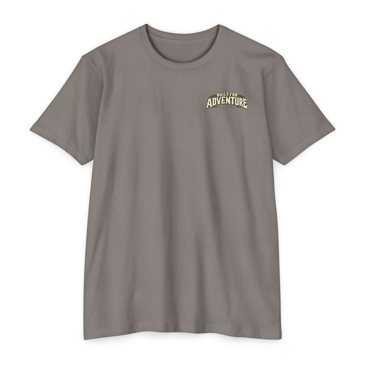 Built For Adventure T-Shirt with Garage Life artwork by Print Gear