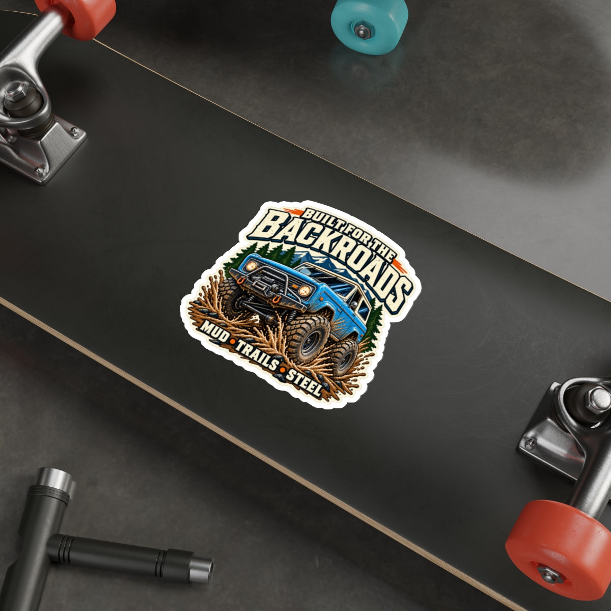 Built for the Backroads Sticker
