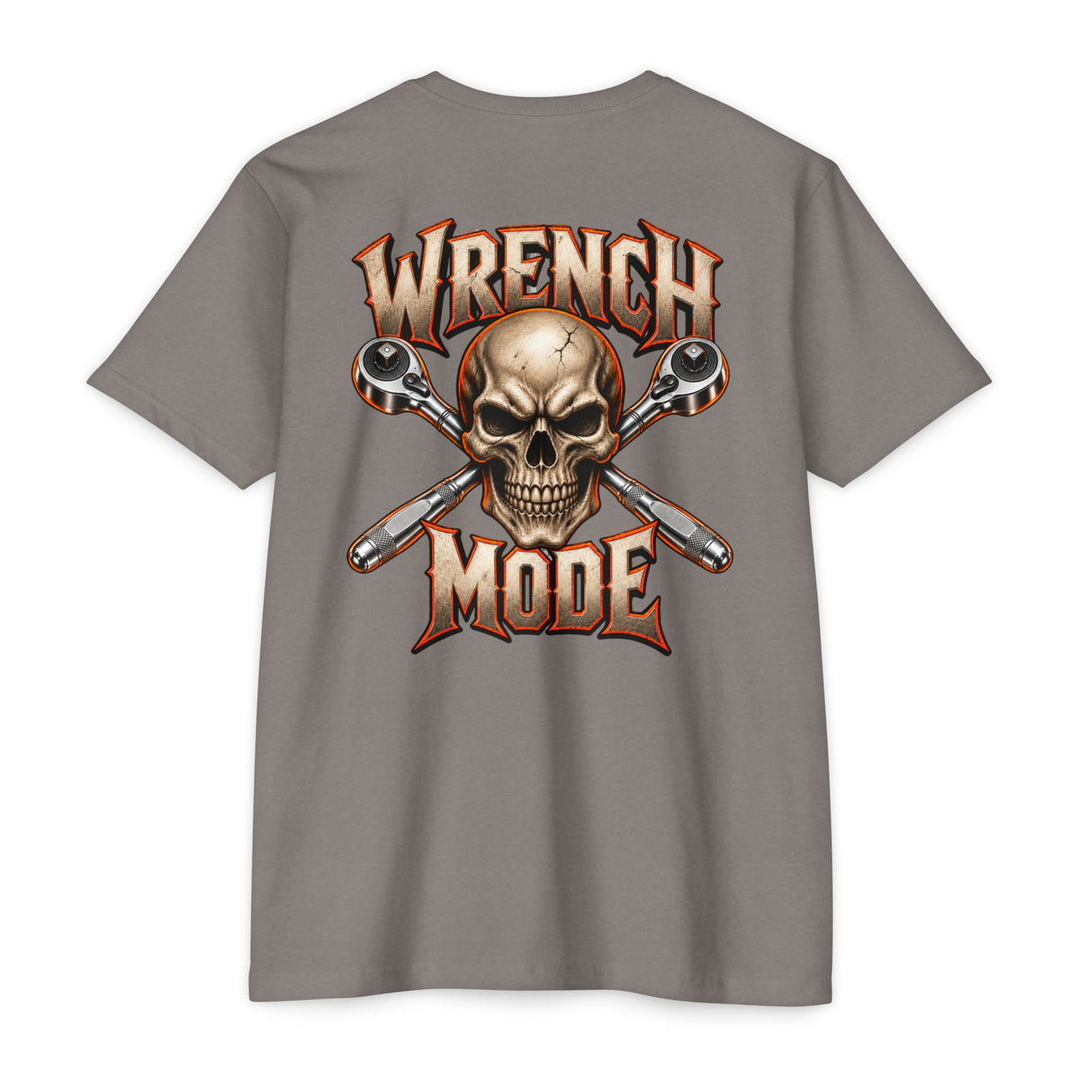 Wrench Mode T-Shirt with Garage Life artwork by Print Gear