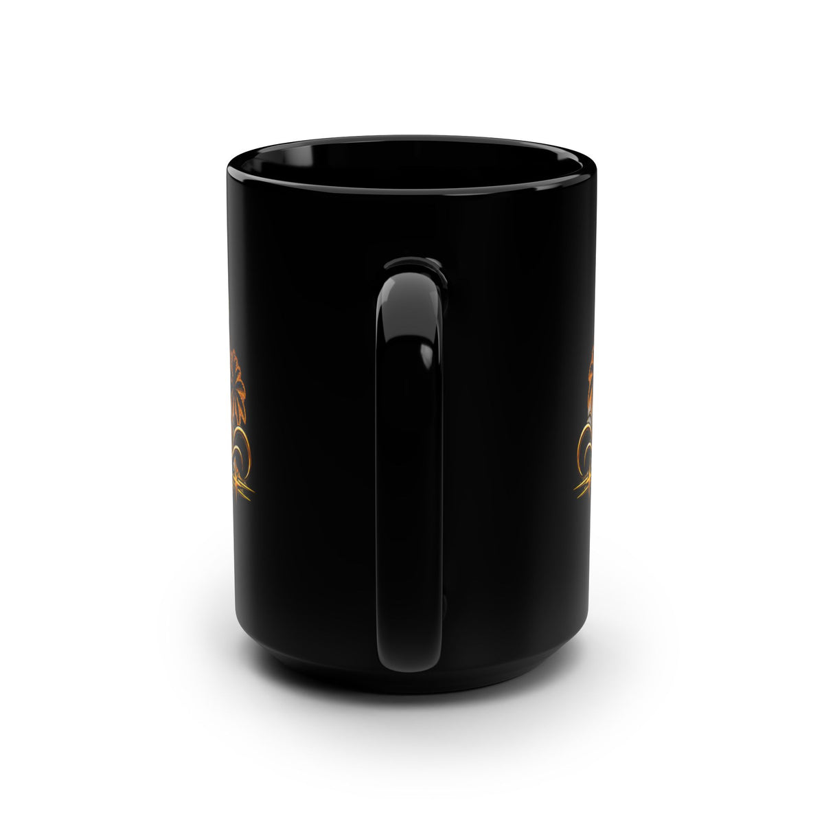 Made For The Miles Black Mug 15oz with Garage Life artwork by Print Gear