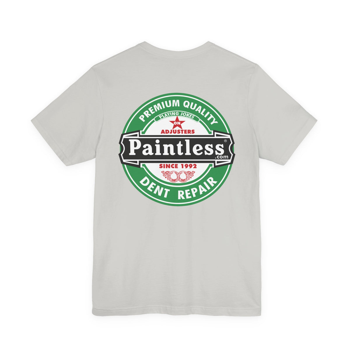 Paintless Green T-Shirt – PDR Culture, Bella+Canvas 3001 unisex tee