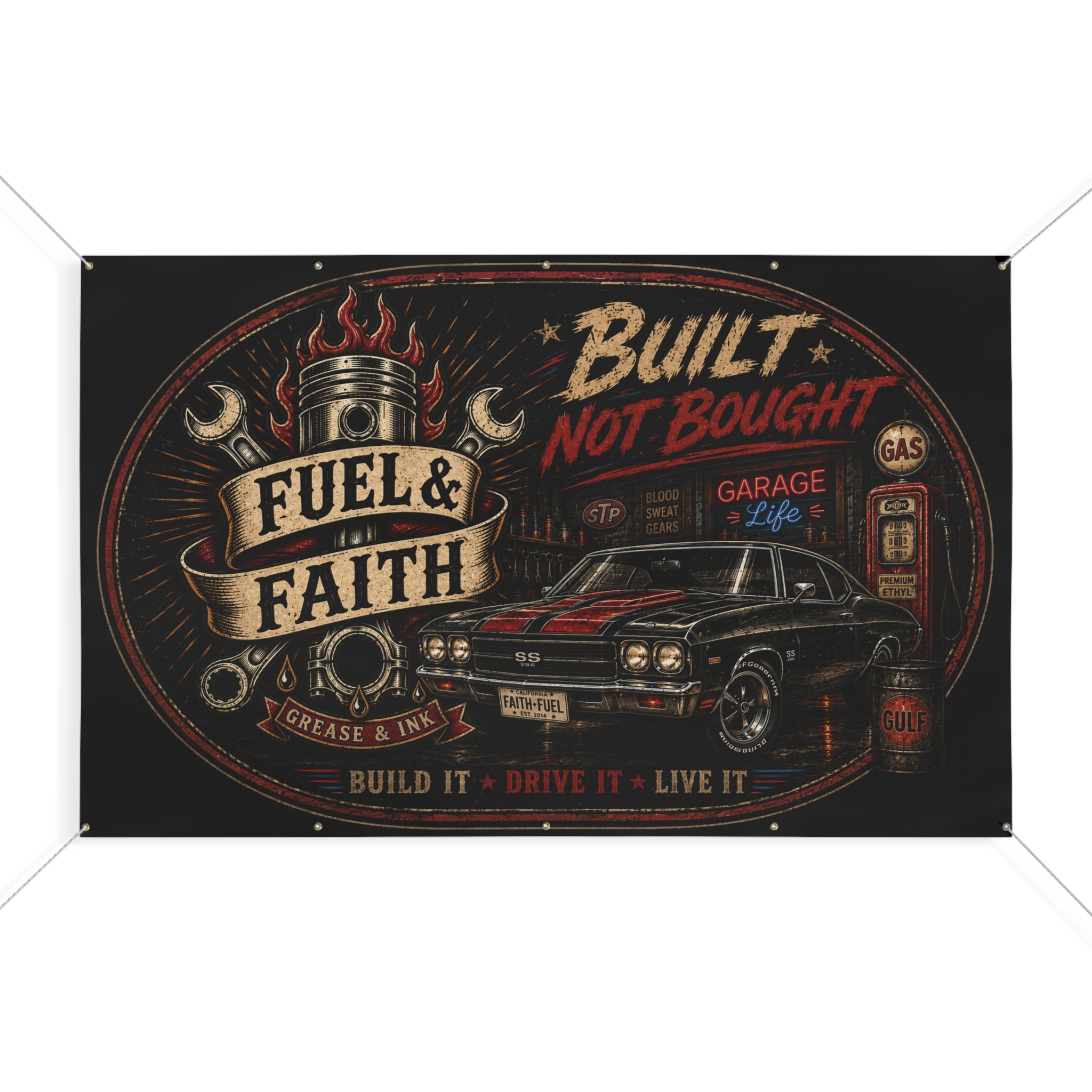 Fuel & Faith Garage Banner