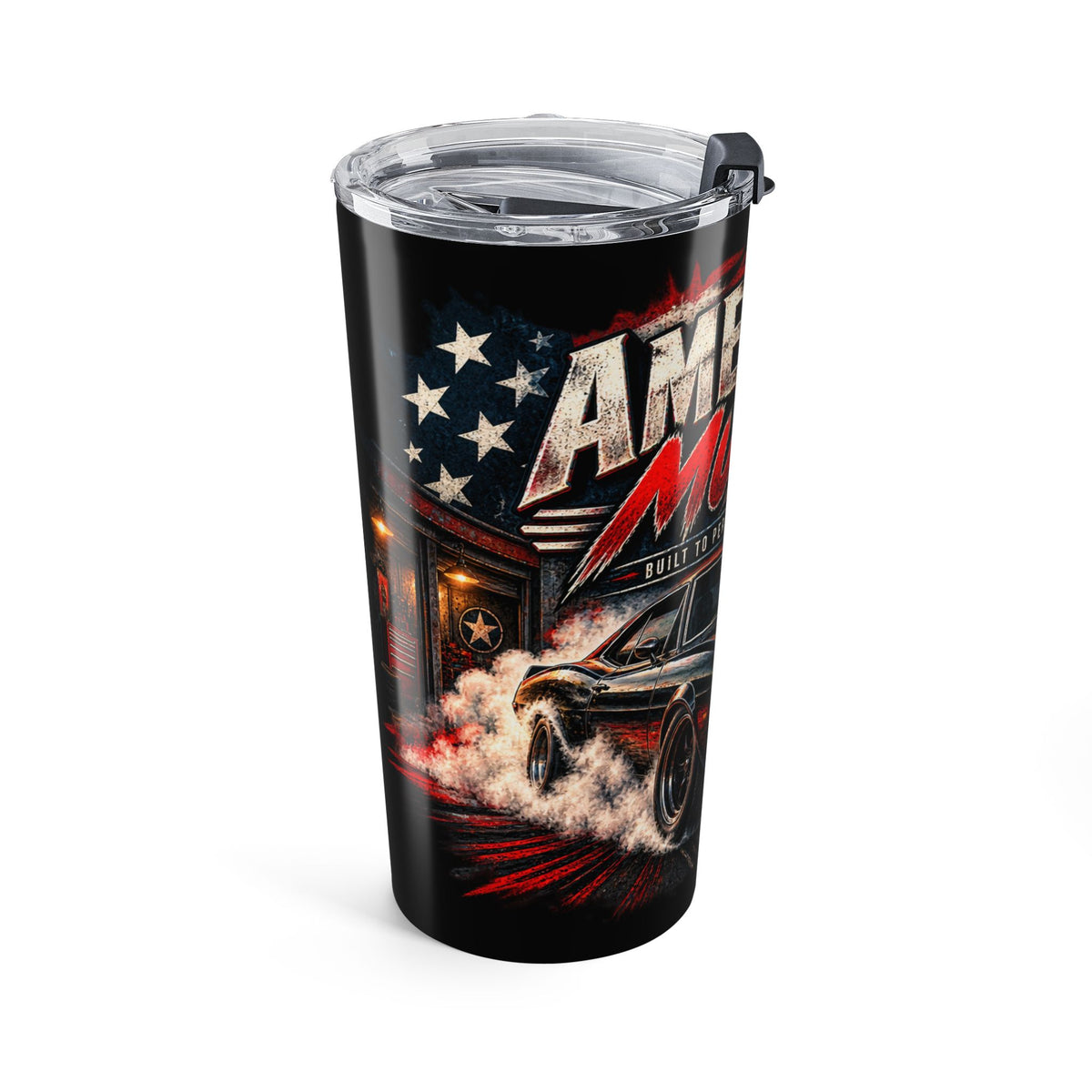 American Muscle 20oz Tumbler with Garage Life artwork by Print Gear
