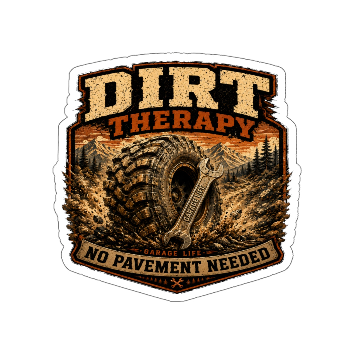 Dirt Therapy Sticker