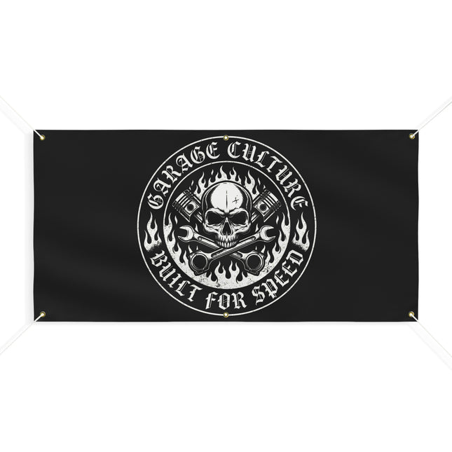 Built For Speed Garage Banner