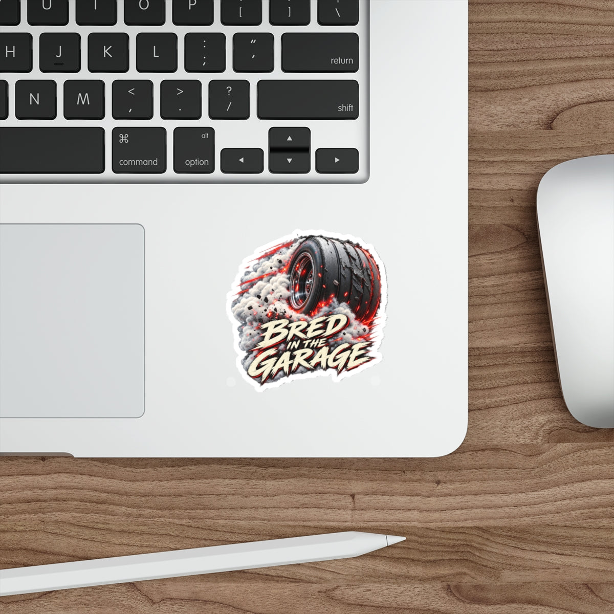 Bred In The Garage Die-Cut Sticker 2