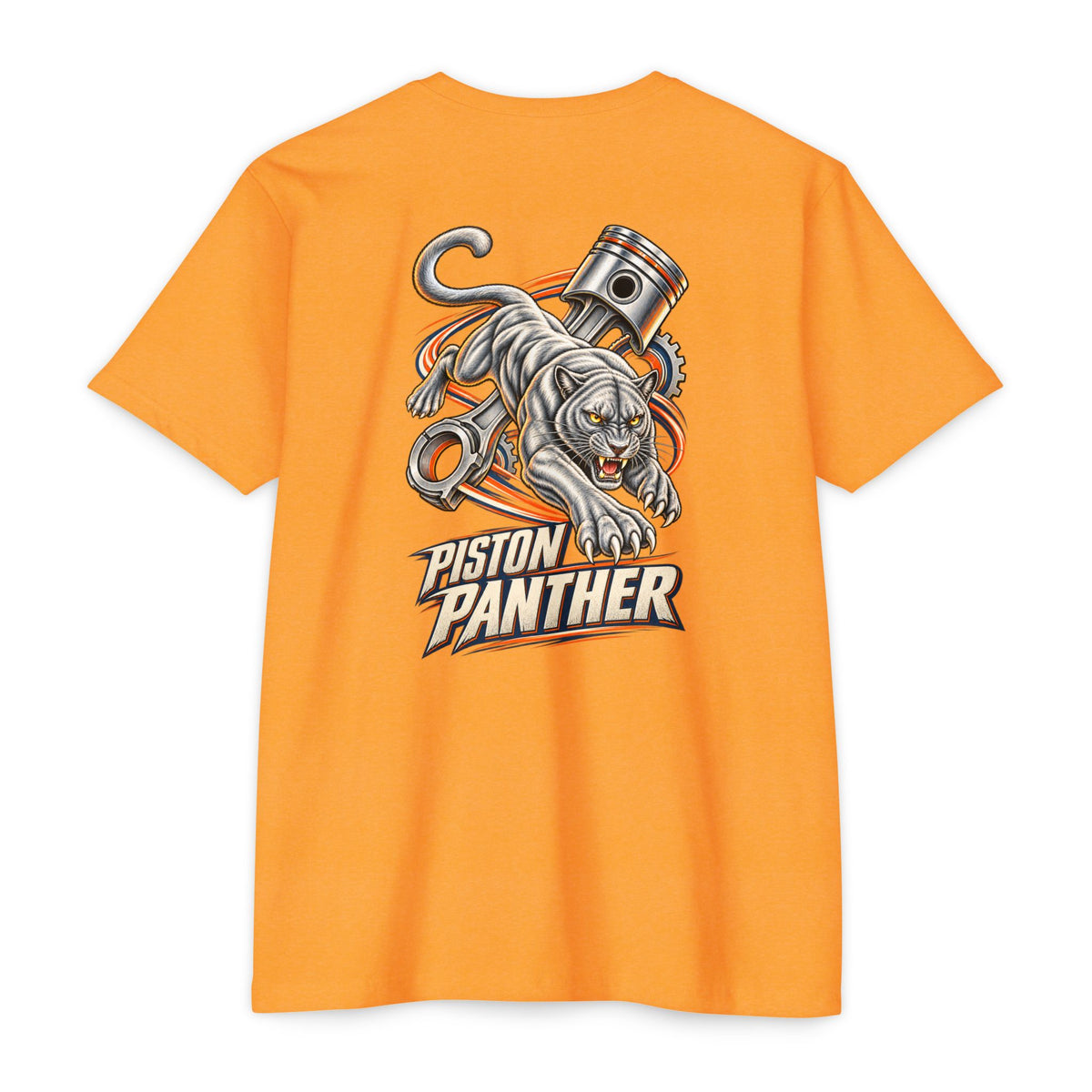 Piston Panther T-Shirt with Garage Life artwork by Print Gear