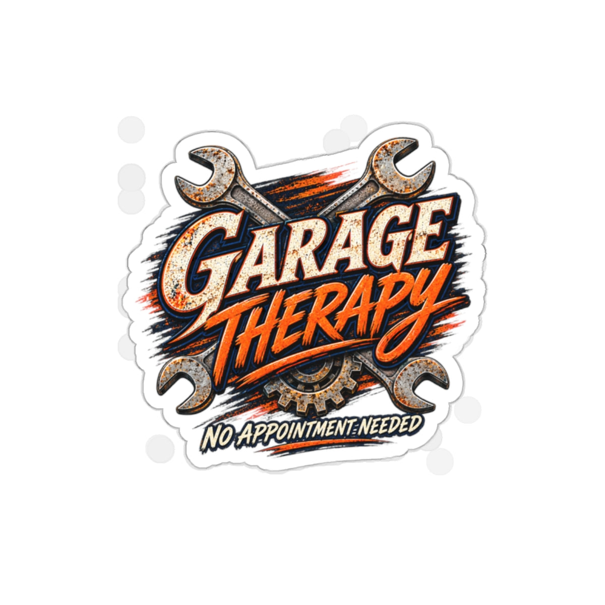 Garage Therapy Die-Cut Sticker 2