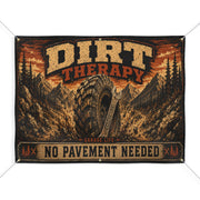 Dirt Therapy Garage Banner