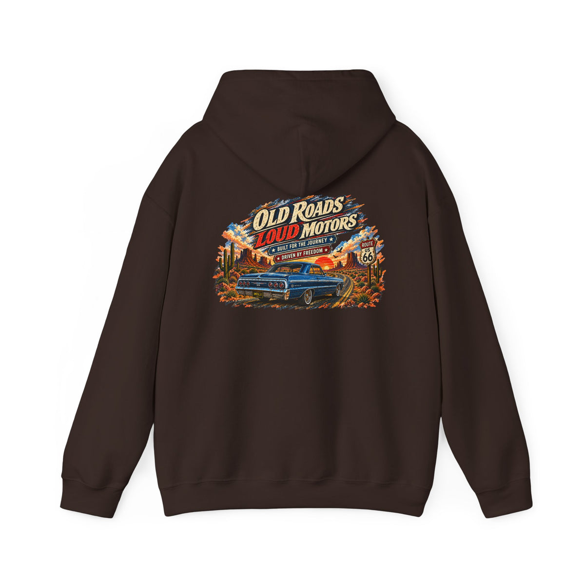 Old Roads Loud Motors Hoodie