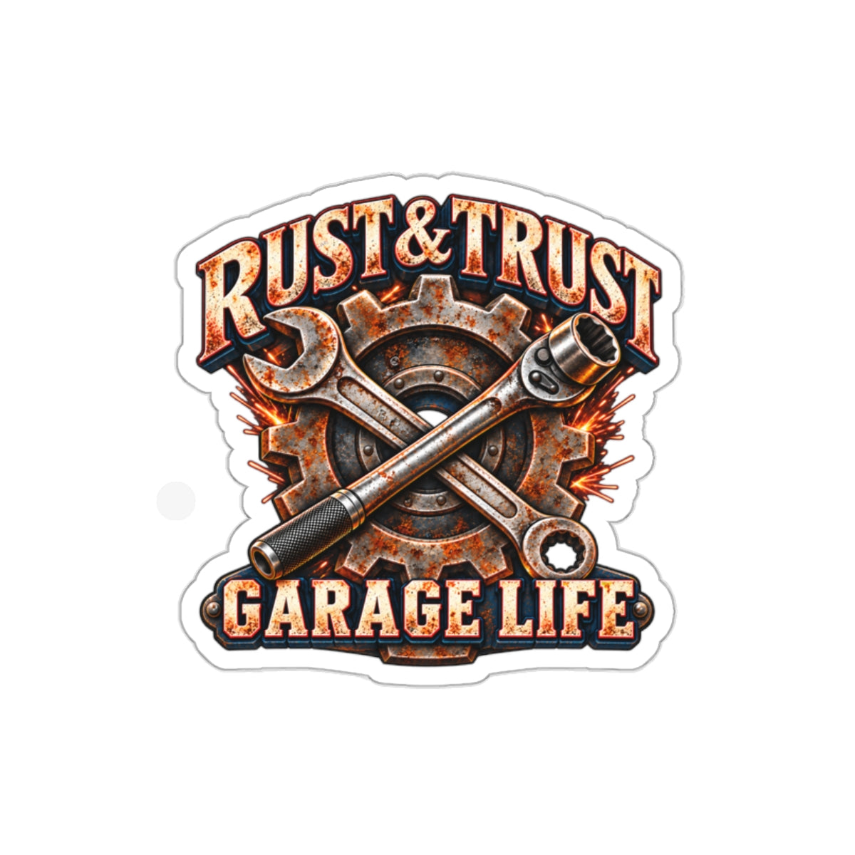 Rust & Trust Die-Cut Stickers 3