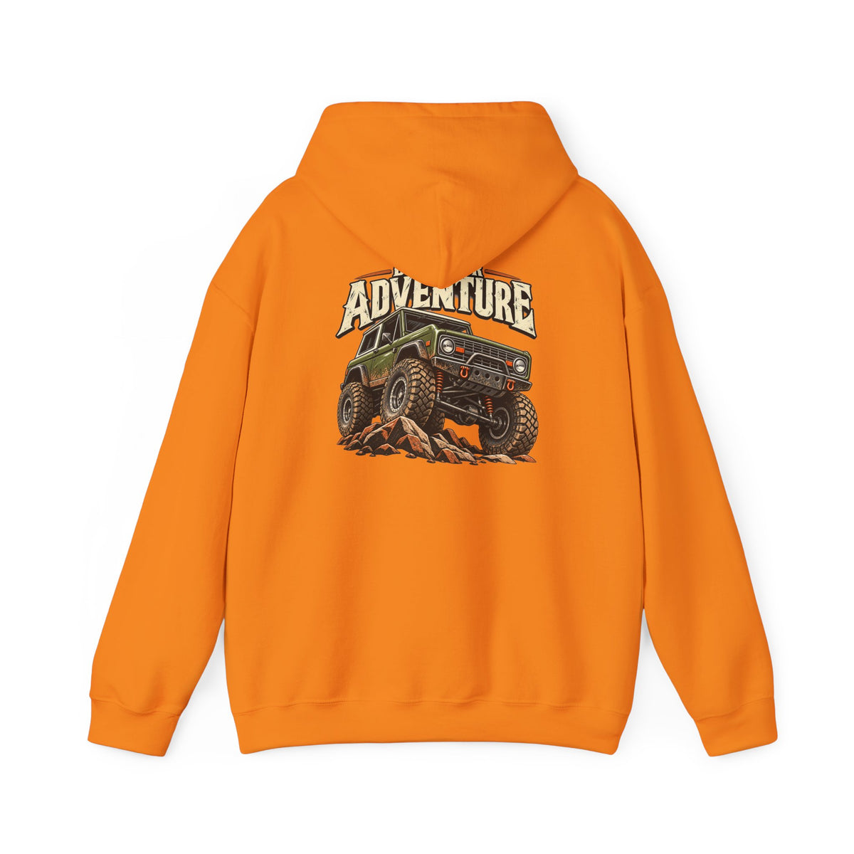 Built For Adventure Hoodie with Garage Life artwork by Print Gear