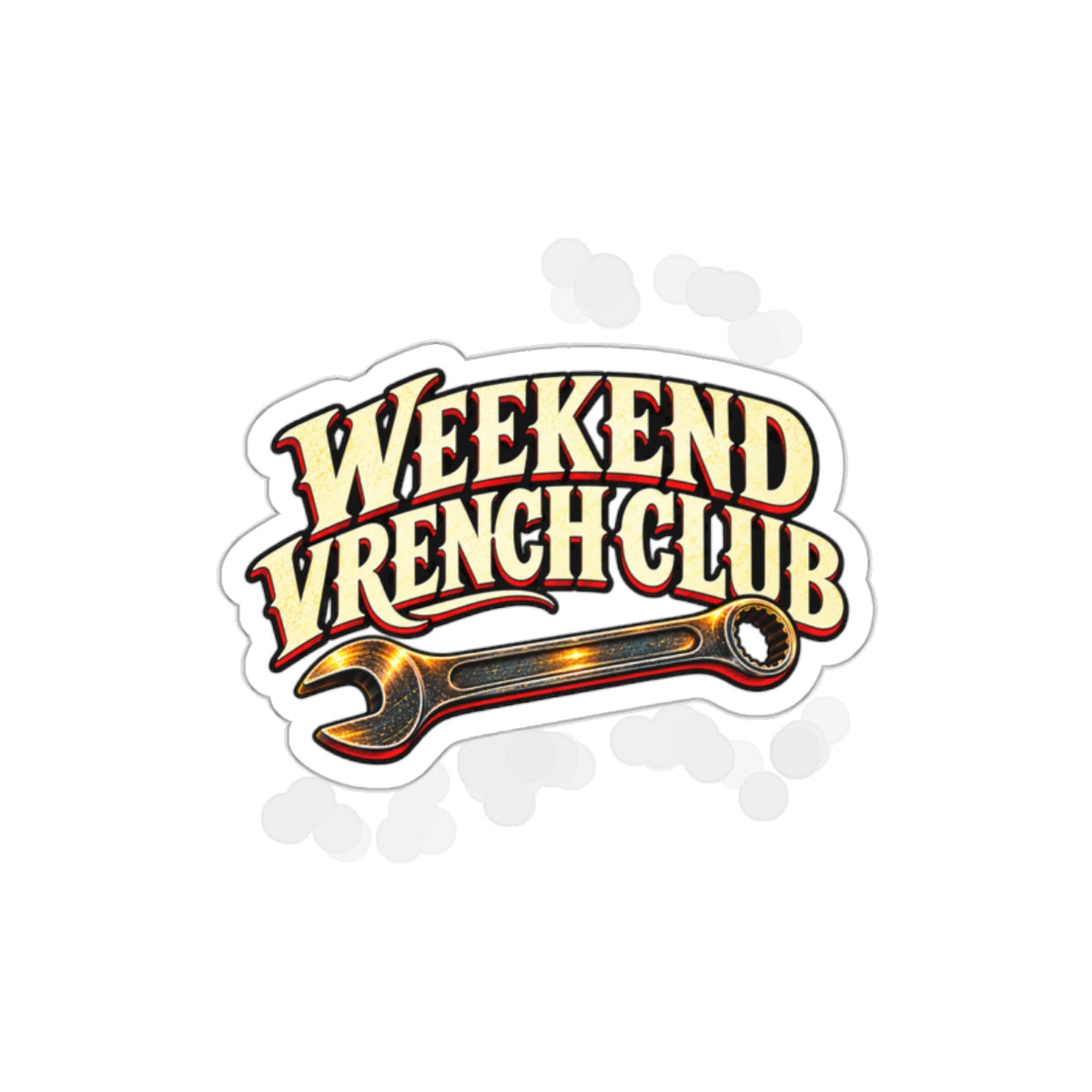 Weekend Wrench Club Die-Cut Sticker 2