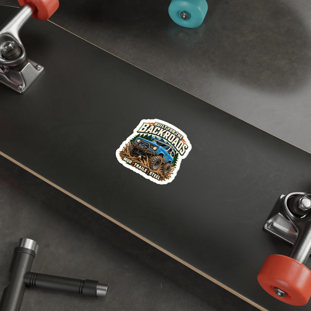 Built for the Backroads Sticker