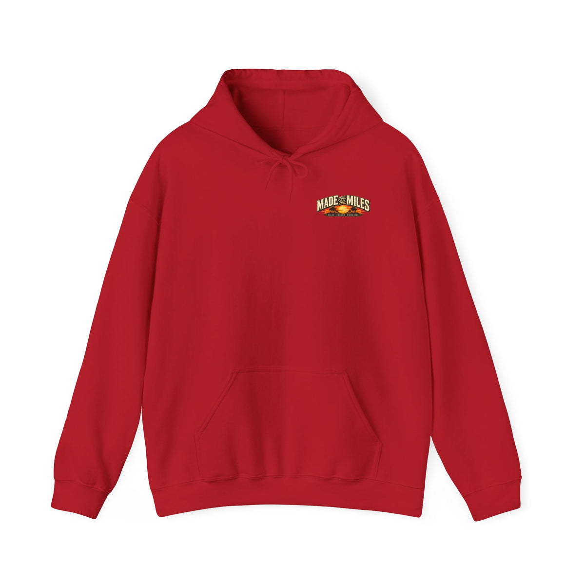 Made For The Miles Hoodie with Garage Life artwork by Print Gear