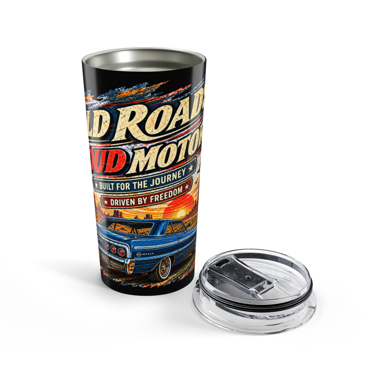 Old Roads Loud Motors 20oz Tumbler