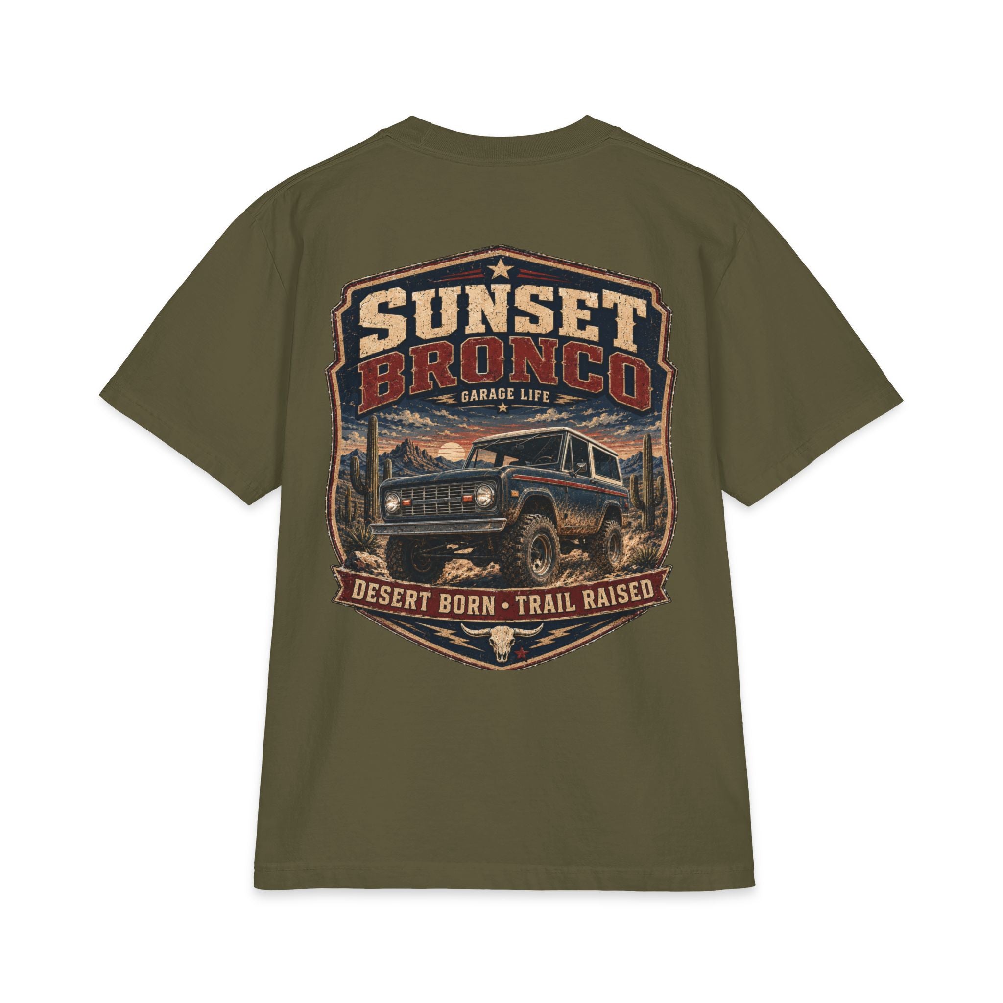 Sunset Bronco Premium Heavyweight T-Shirt