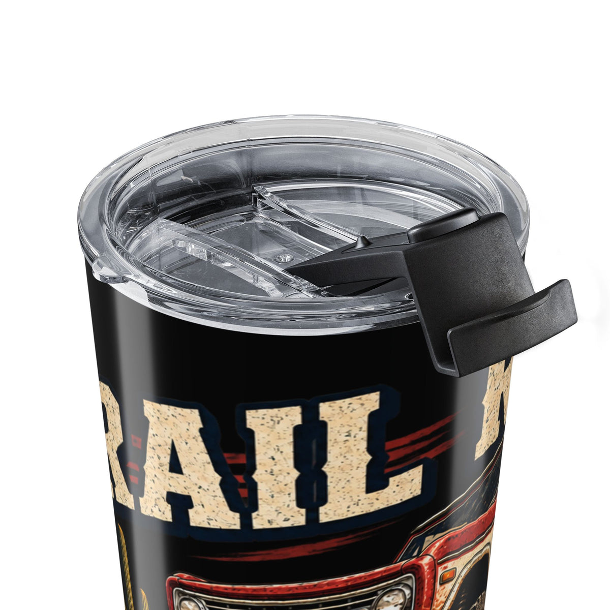 Trail Raised 20oz Tumbler with Garage Life artwork by Print Gear