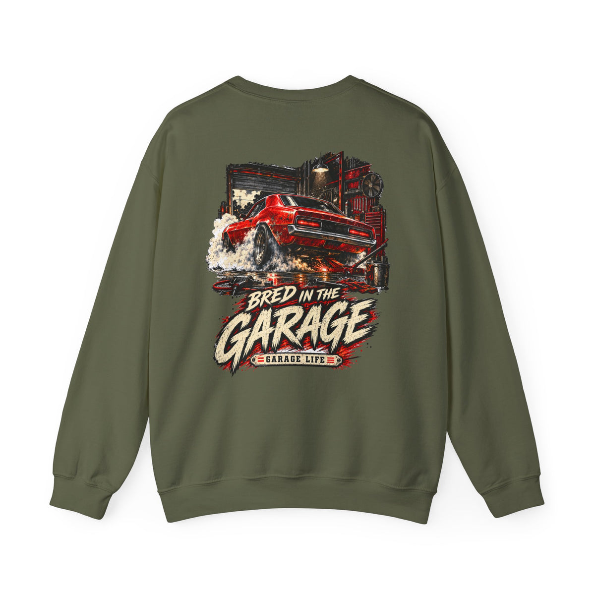 Bred In The Garage Crewneck