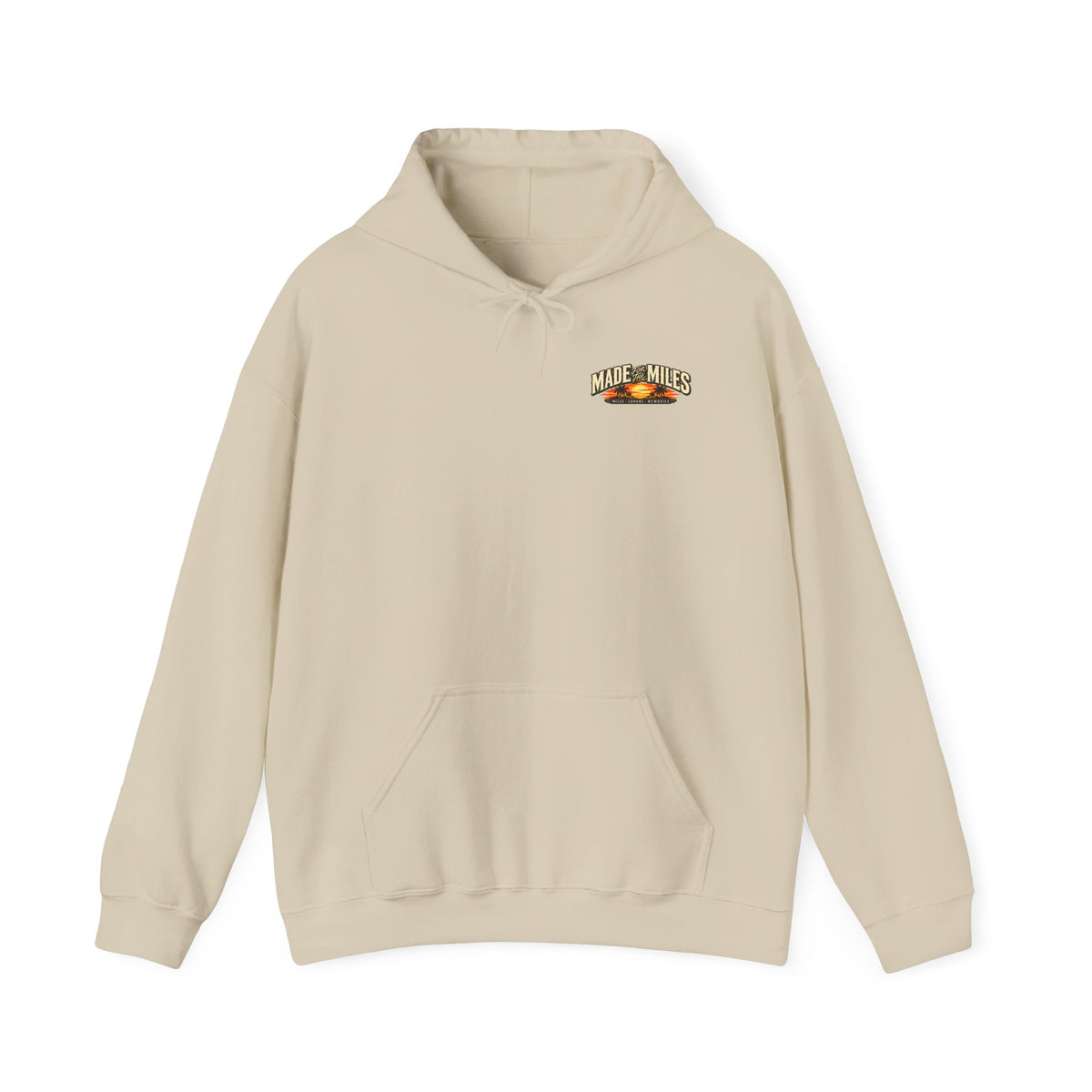 Made For The Miles Hoodie with Garage Life artwork by Print Gear