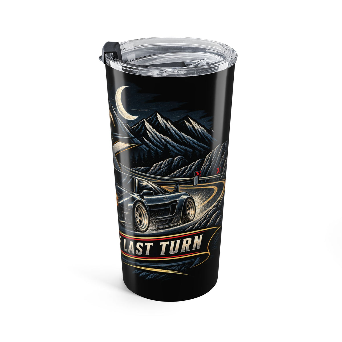 Midnight Apex 20oz Tumbler with Garage Life artwork by Print Gear
