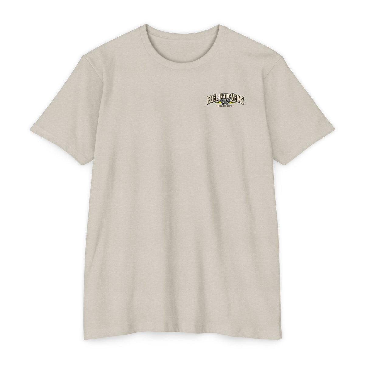 Fuel In The Veins T-Shirt with Garage Life artwork by Print Gear