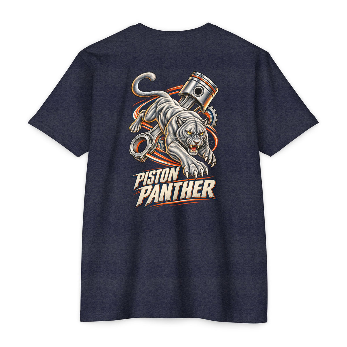 Piston Panther T-Shirt with Garage Life artwork by Print Gear