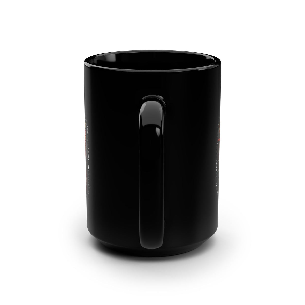 Sunday Steel Black Mug 15oz with Garage Life artwork by Print Gear