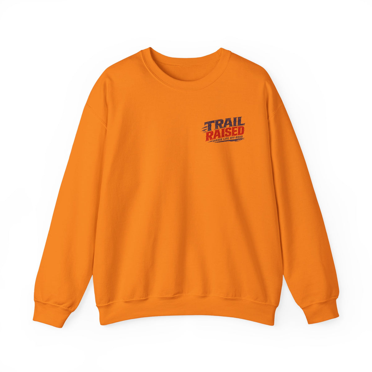 Trail Raised Crewneck with Garage Life artwork by Print Gear