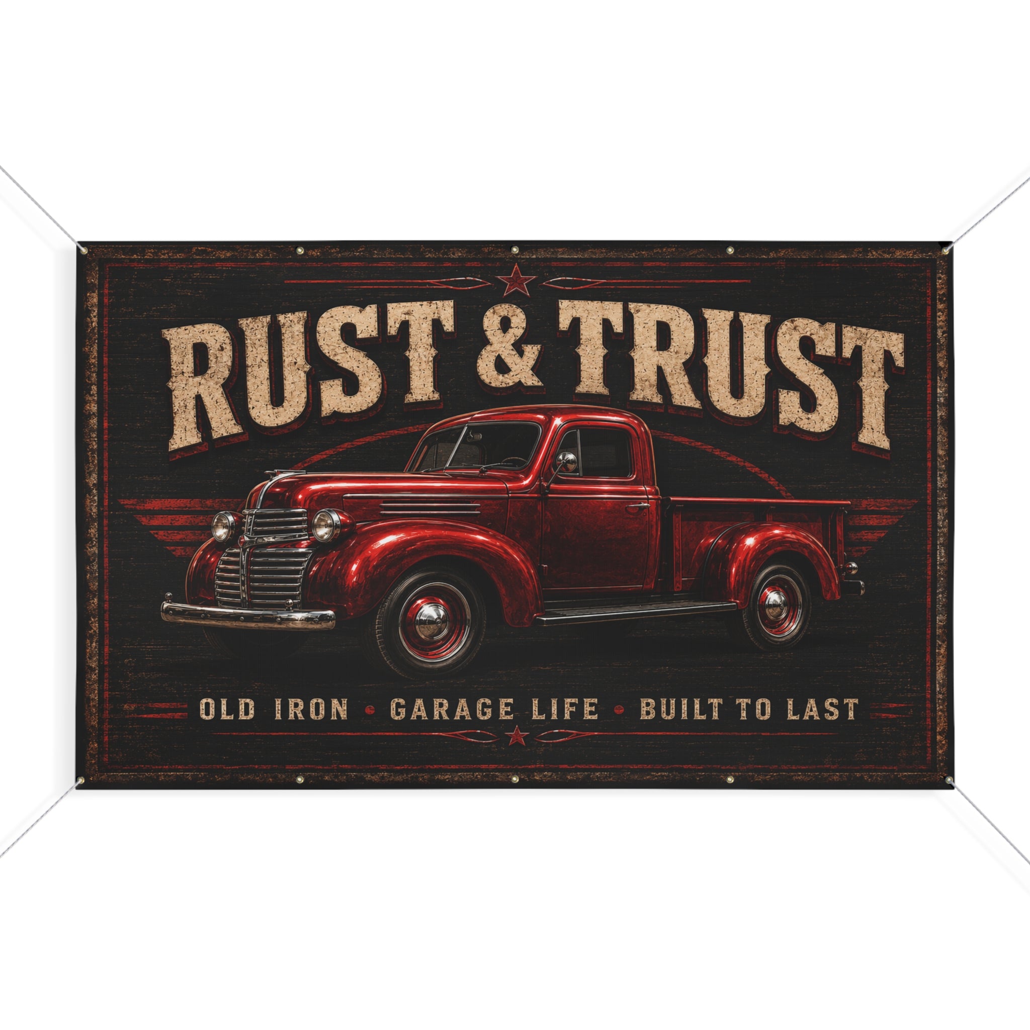 Rust & Trust Garage Banner
