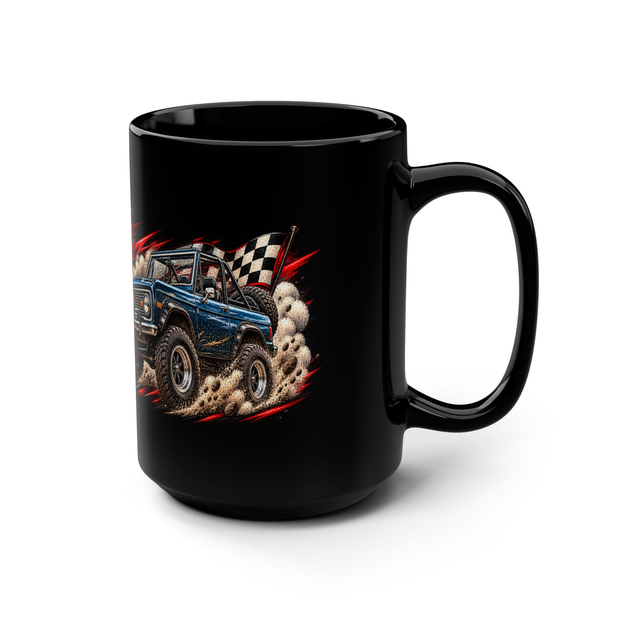 Chrome Thunder Black Mug 15oz