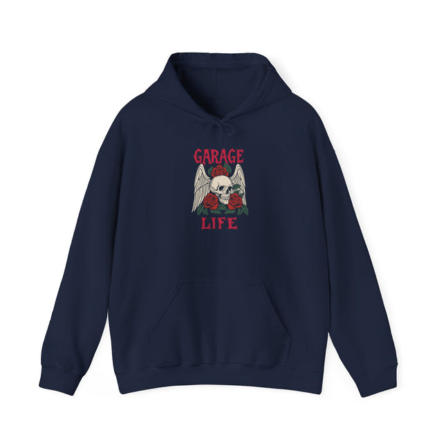 Garage Life Skull Wings Hoodie