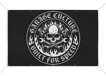 Built For Speed Garage Banner