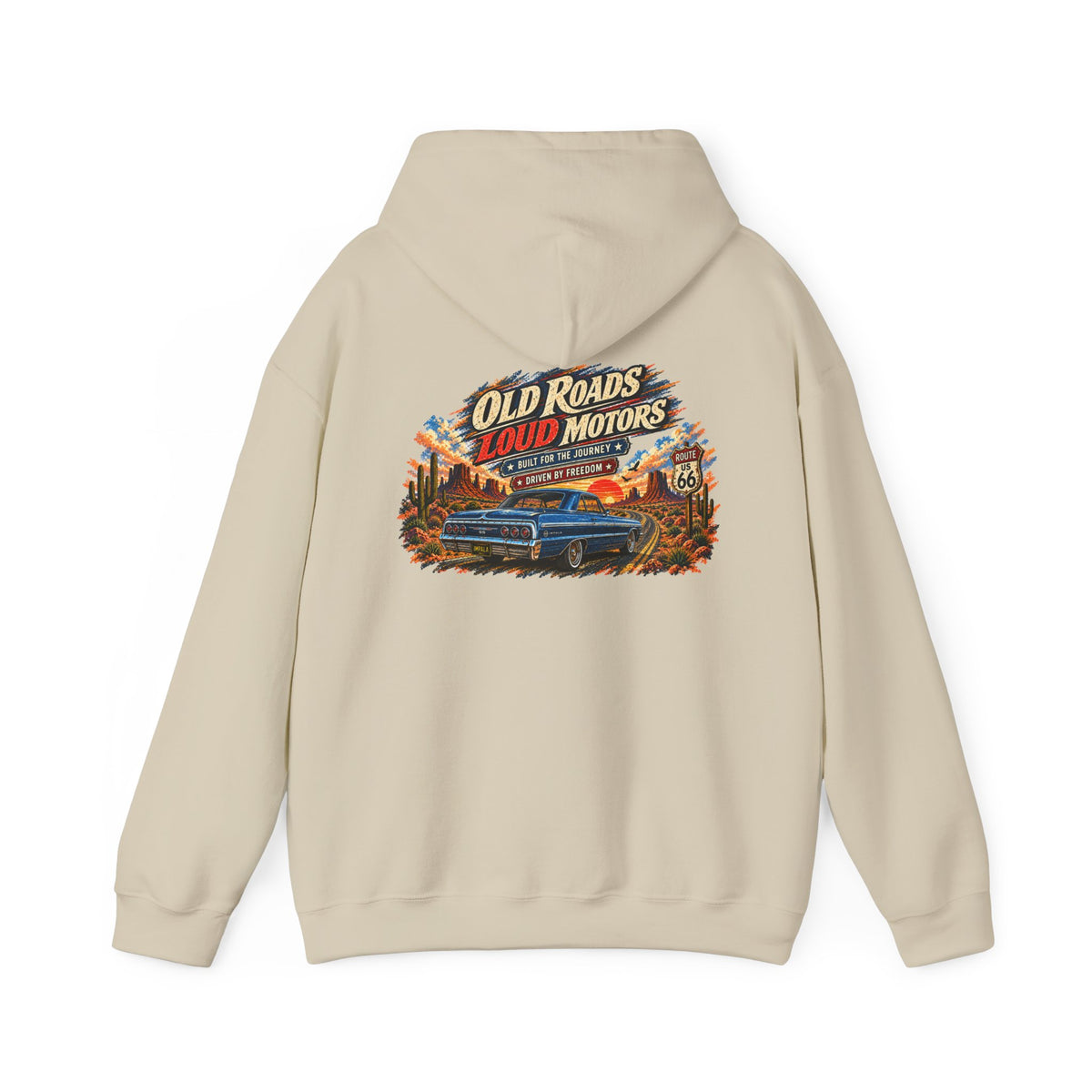 Old Roads Loud Motors Hoodie