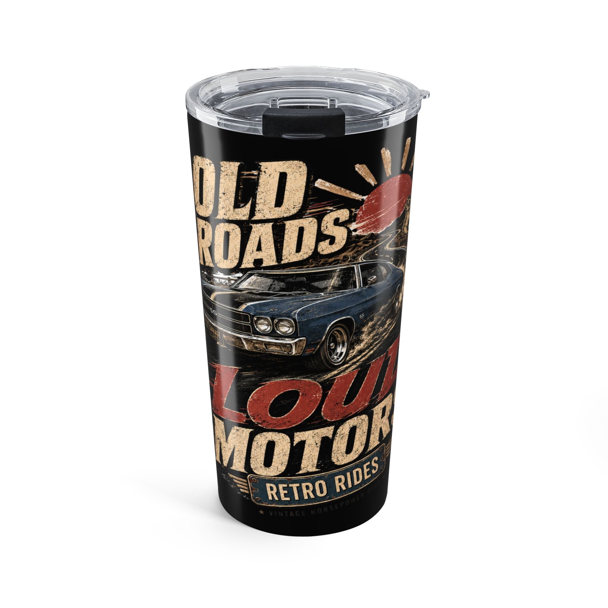 Old Roads Loud Motors 20oz Tumbler