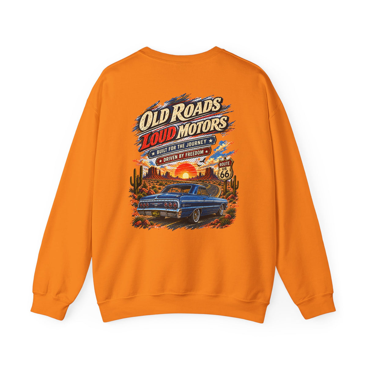 Old Roads Loud Motors Crewneck Sweatshirt