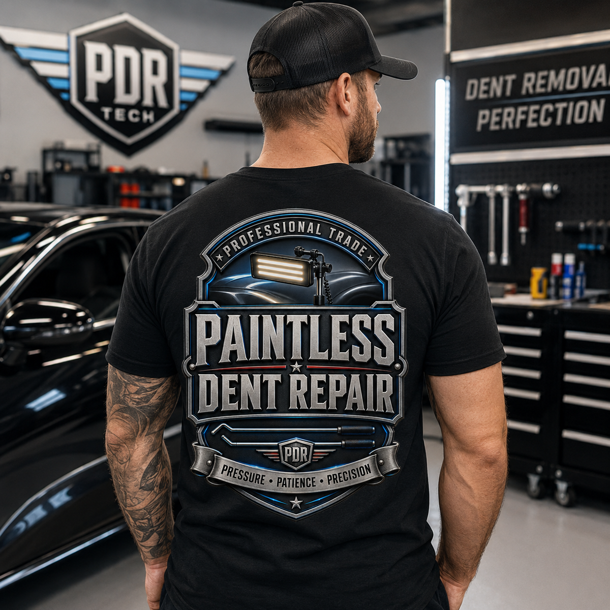 Personalized PDR Tech Paintless Dent Repair T-Shirt