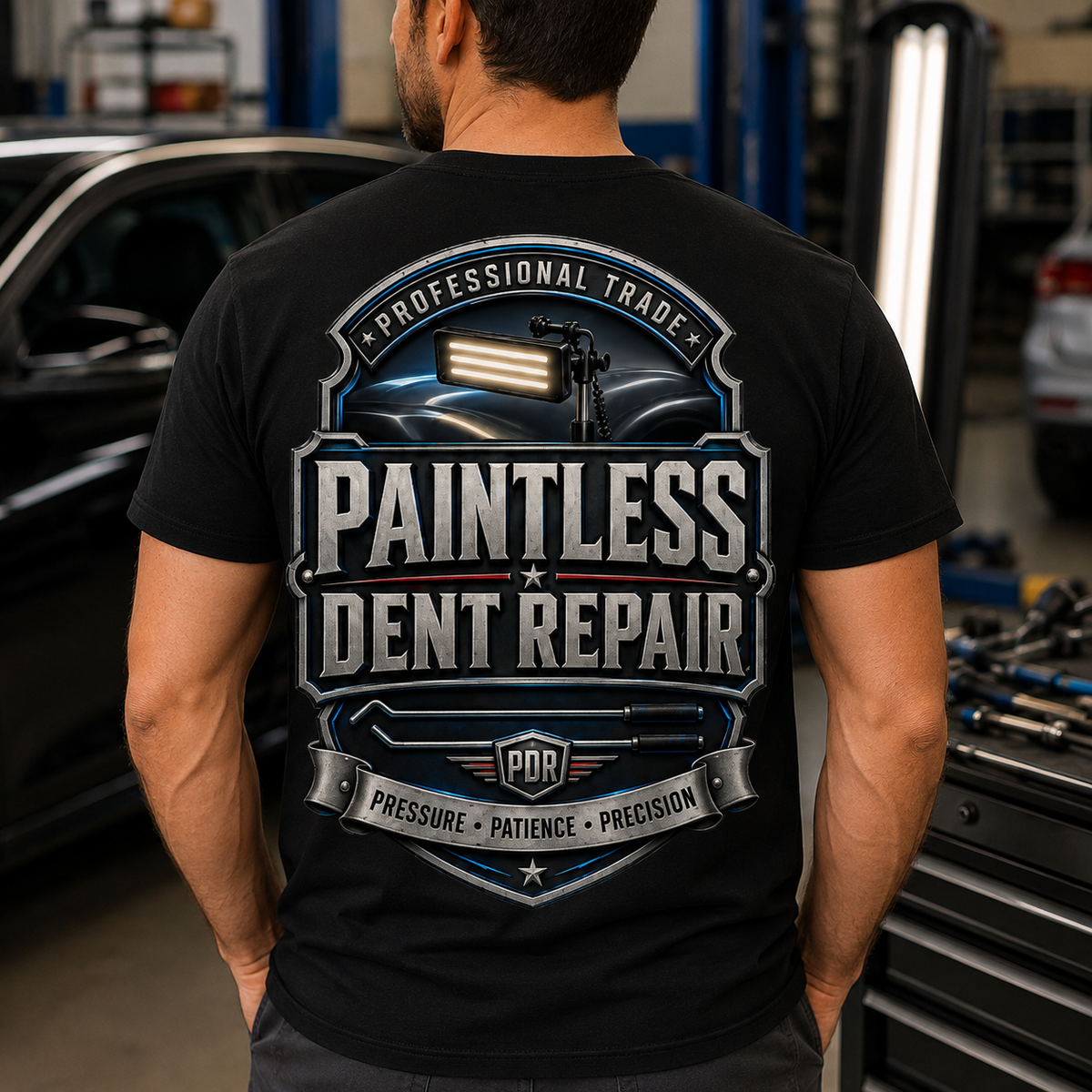 Personalized PDR Tech Paintless Dent Repair T-Shirt