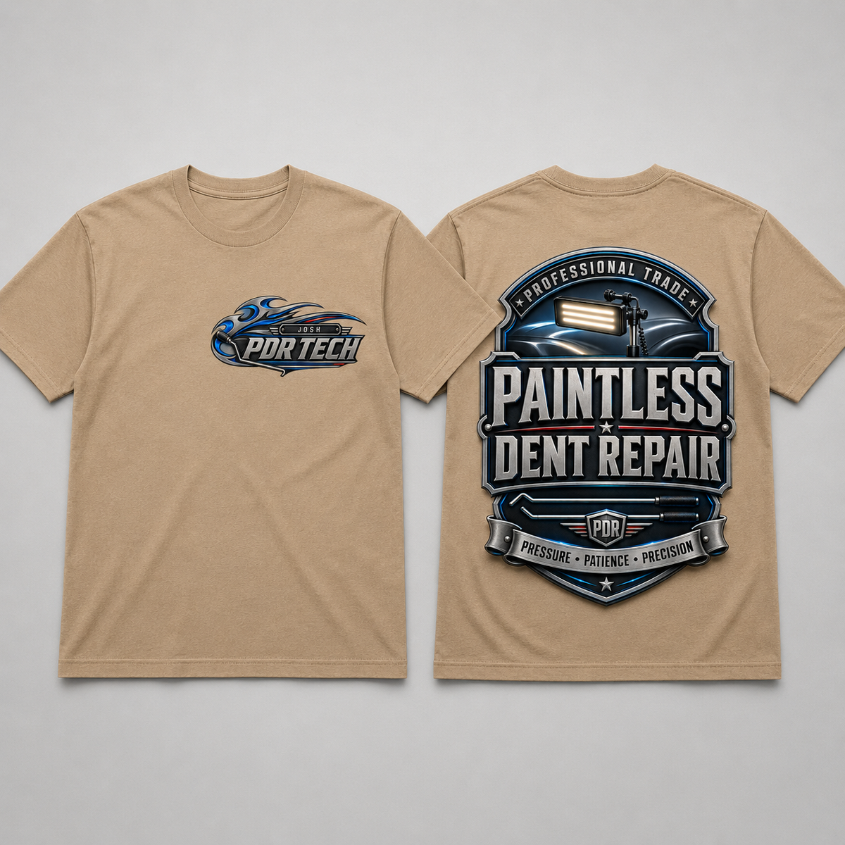 Personalized PDR Tech Paintless Dent Repair T-Shirt
