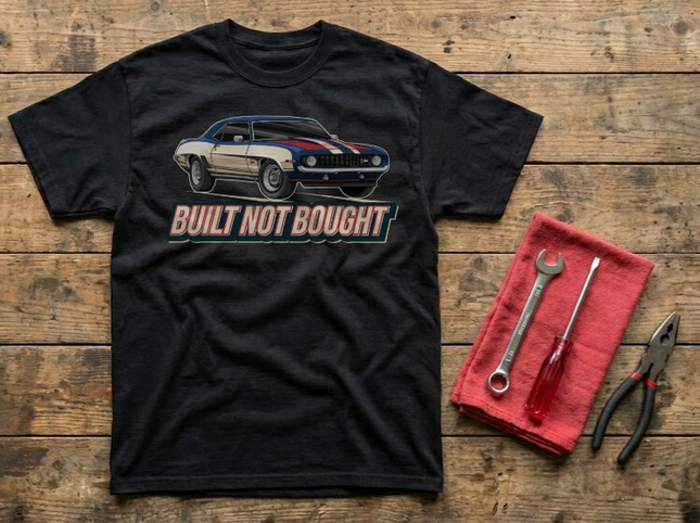 Built Not Bought Classic Garage T-Shirt