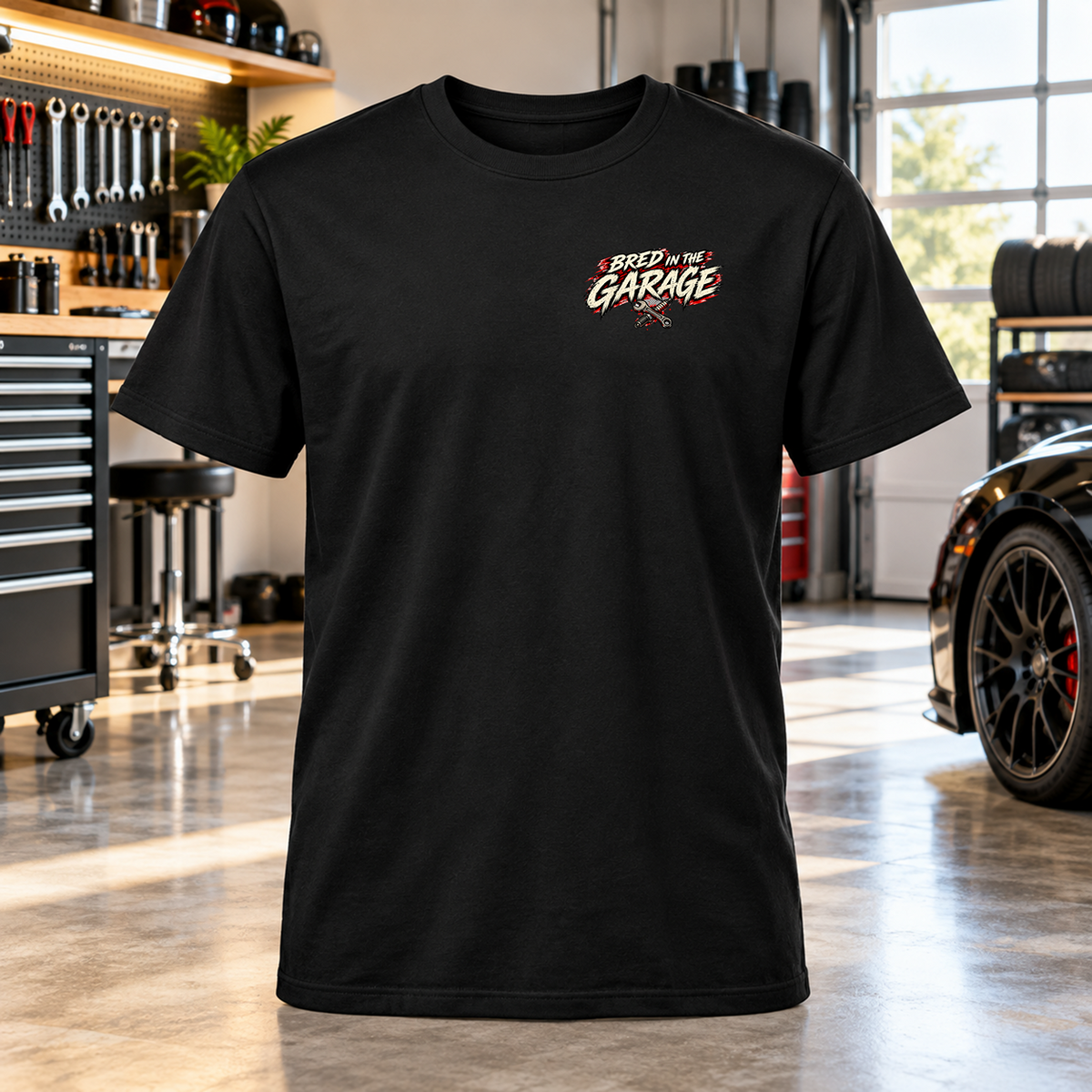Bred In The Garage T-shirt